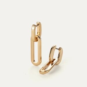 Jenny Bird Teenie Detachable Link Drop Huggie Hoop Earrings